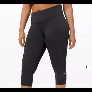 Lululemon Fast and Free High rise crop
